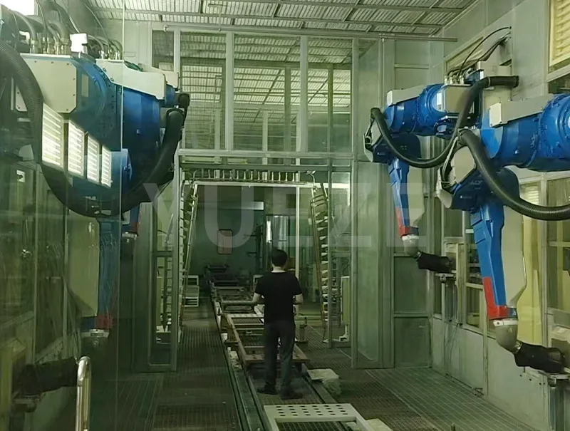 System kabiny lakierniczej robota