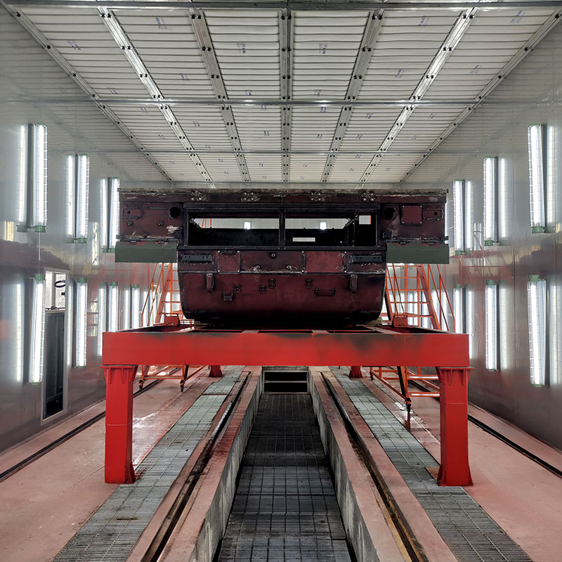 Automatyczna zrobotyzowana kabina lakiernicza