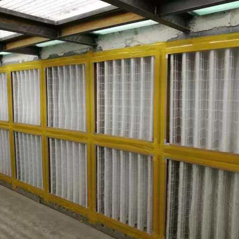 Kartonowy filtr zatrzymujący farbę do suchej kabiny lakierniczej